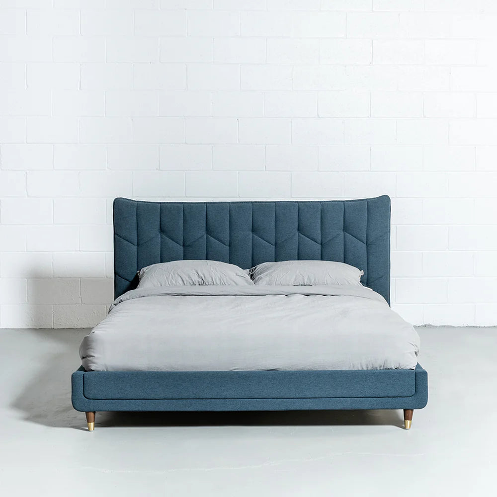 MAPLE - Dark Blue Fabric Bed - FINAL SALE - Image 2