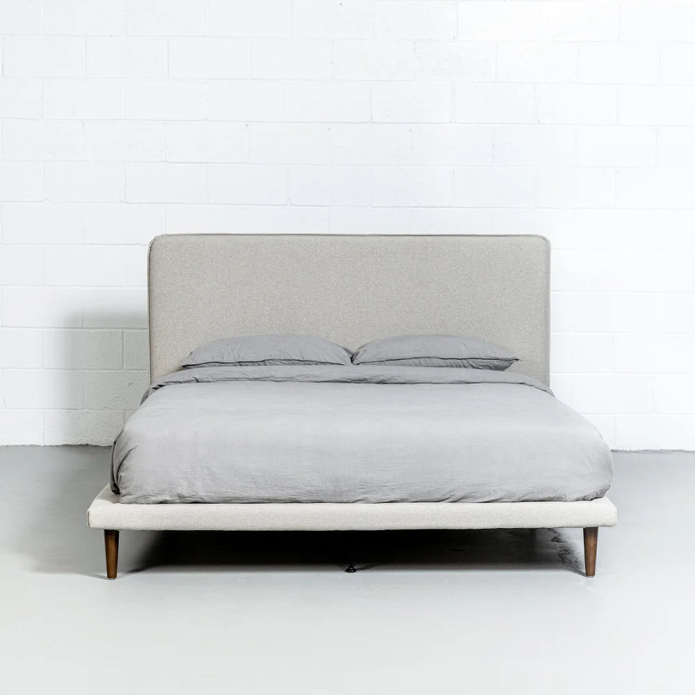 MOLLY - Light Grey Fabric Bed - Image 3