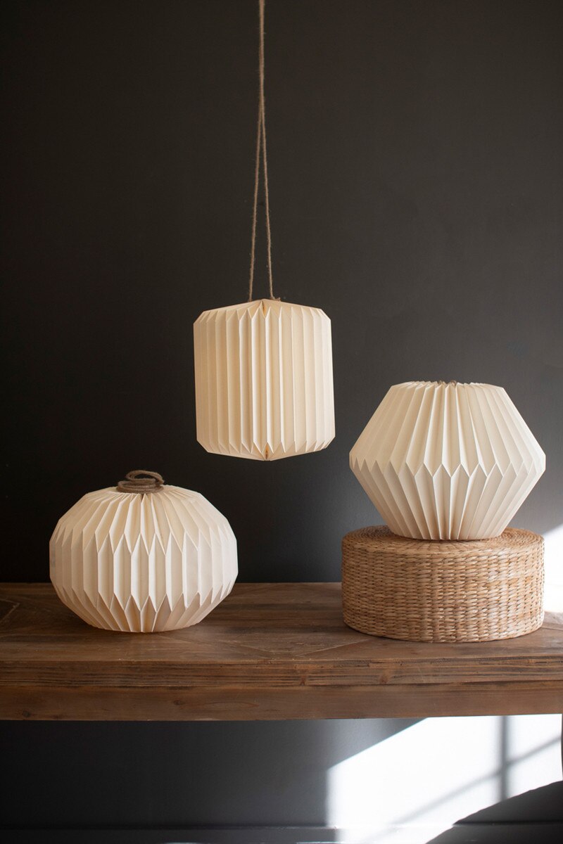Set of 3 Folding Paper Lanterns - Image 4