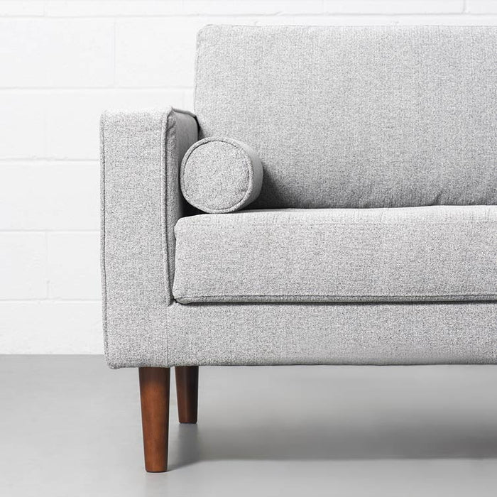 FONDA - Grey Fabric Sectional Sofa - Left - Image 3