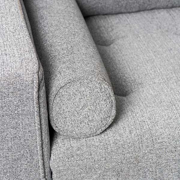 FONDA - Grey Fabric Sectional Sofa - Left - Image 2