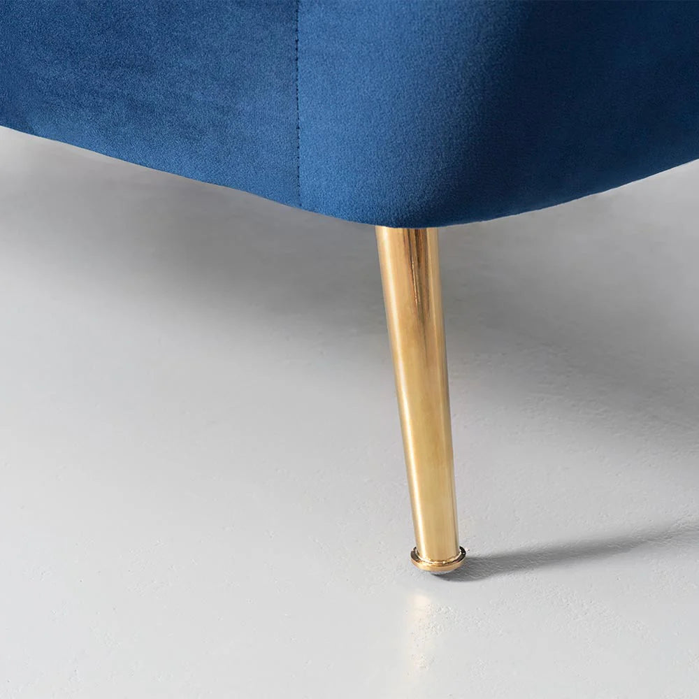 AUDREY - Blue Fabric Chair - Image 5