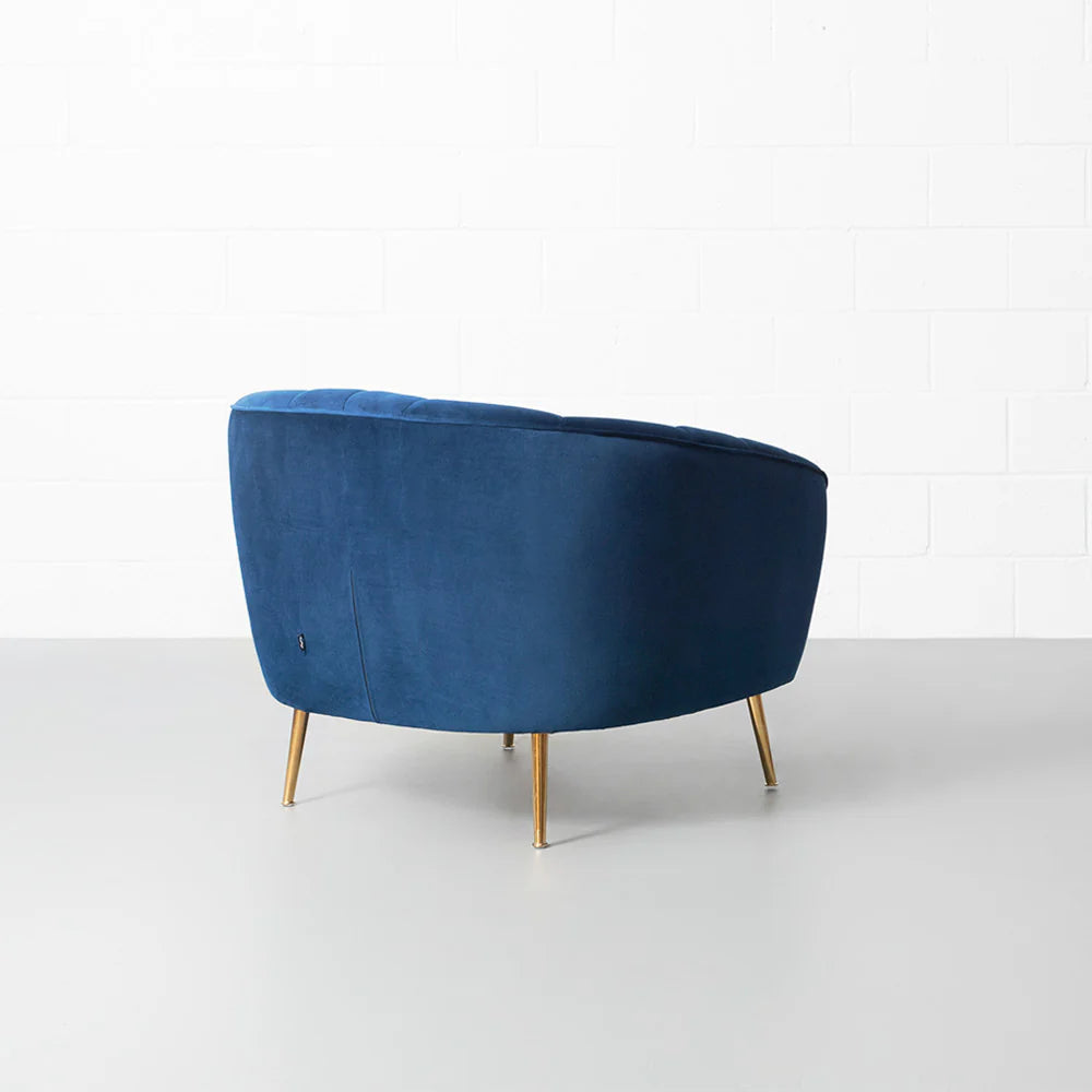 AUDREY - Blue Fabric Chair - Image 3