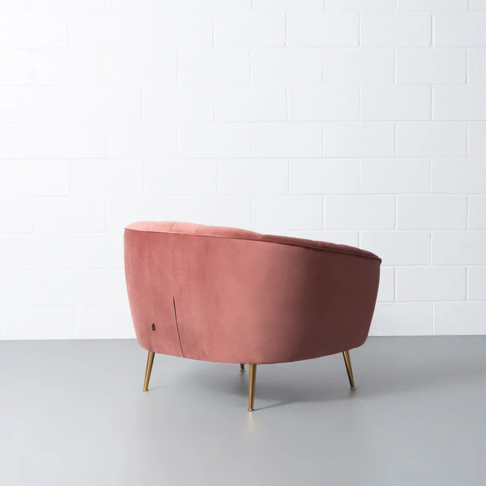 AUDREY - Pink Velvet Chair - Image 5