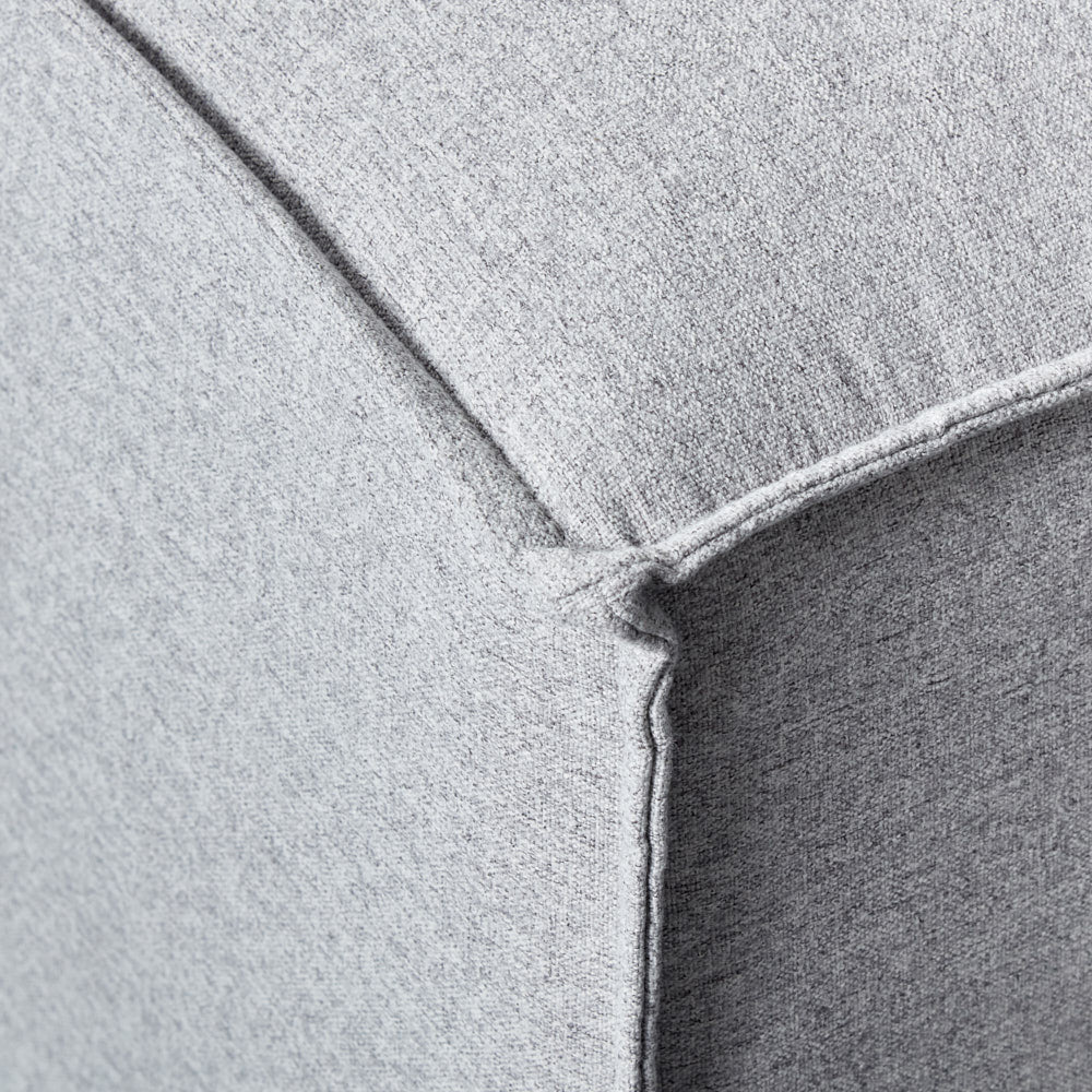 MASON - Light Grey Fabric Armless Chair Module - Image 4