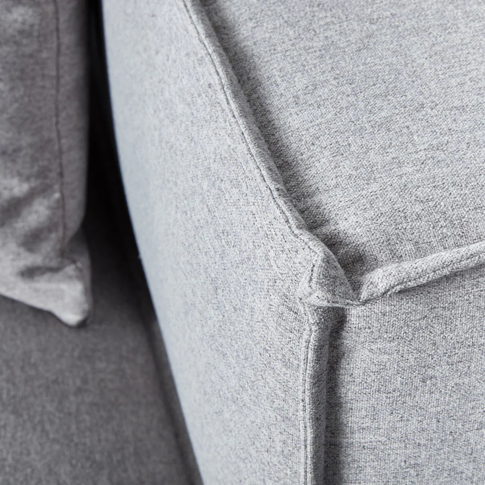 MASON - Light Grey Fabric Corner Module - Image 5