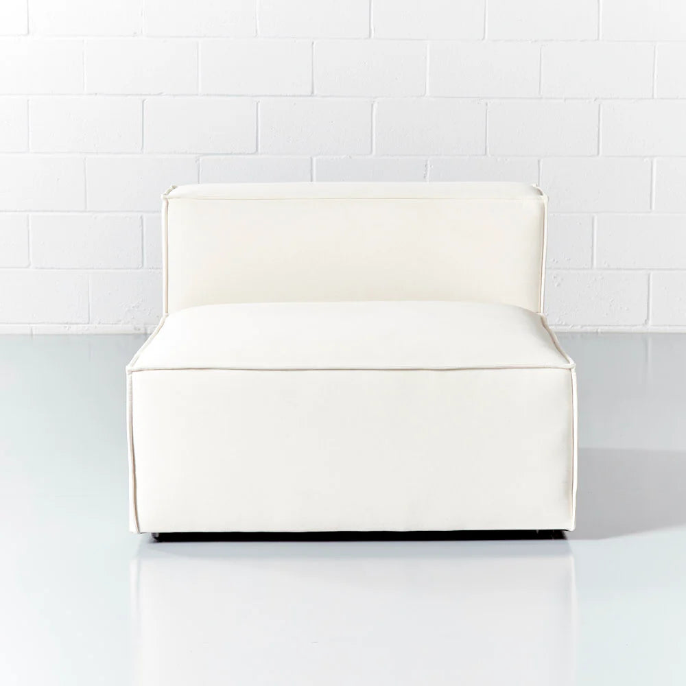 MASON - Cream Fabric Armless Chair Module - Image 6