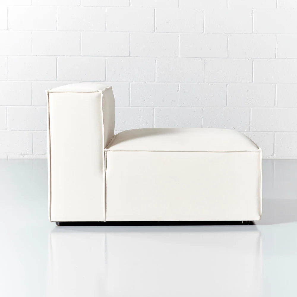 MASON - Cream Fabric Armless Chair Module - Image 2