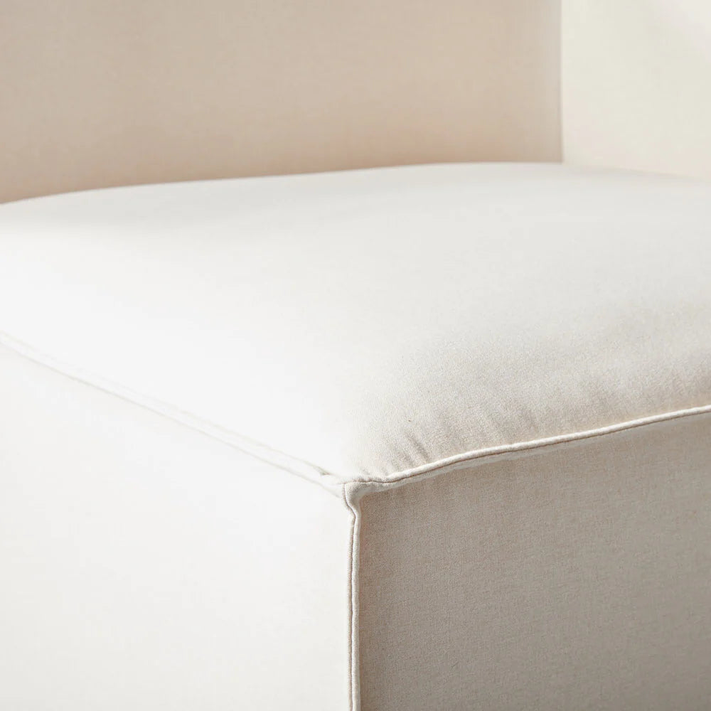 MASON - Cream Fabric Corner Chair Module - Image 5