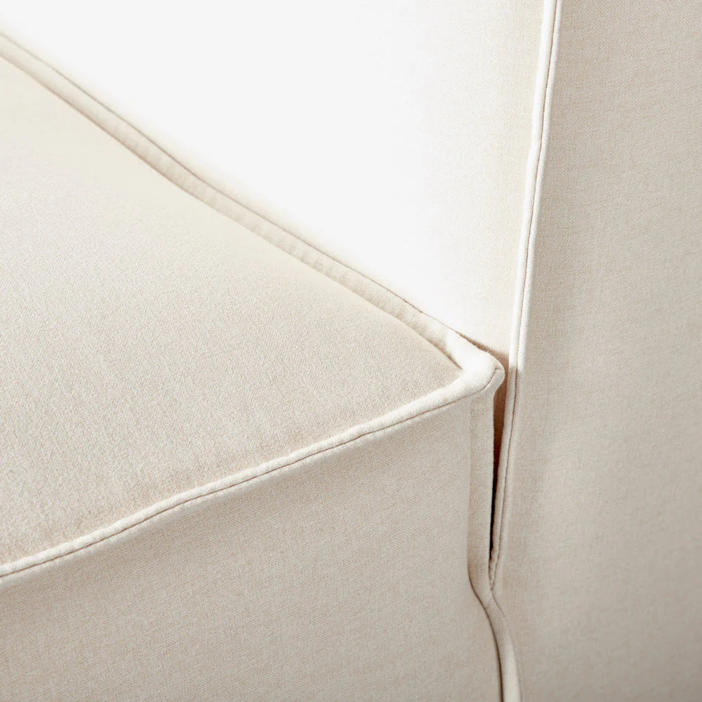 MASON - Cream Fabric Corner Chair Module - Image 3