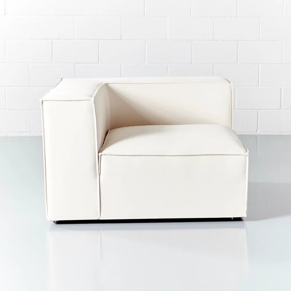 MASON - Cream Fabric Corner Chair Module - Image 7