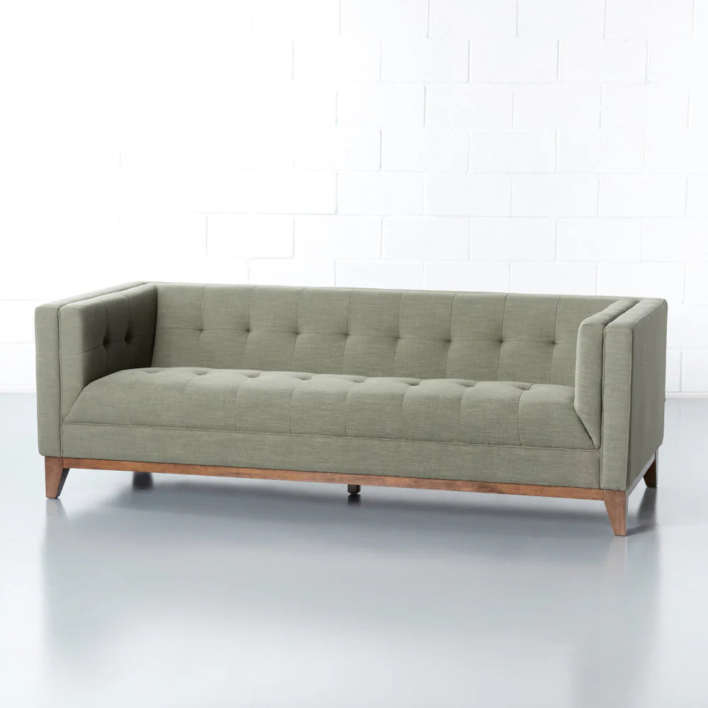 LANDON - Green Fabric Sofa - Image 6