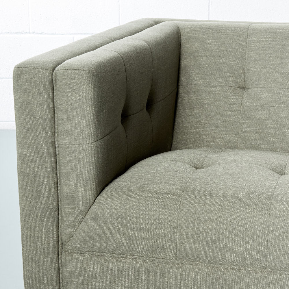 LANDON - Green Fabric Sofa - Image 2