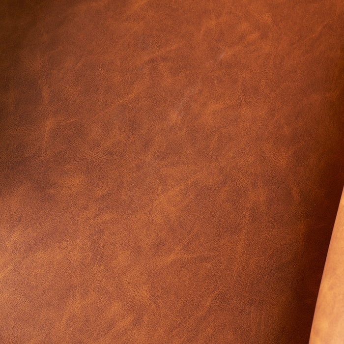 MAPLETON - Brown Vegan Leather Chair - Image 6