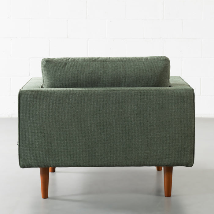 FONDA - Green Fabric Chair - Image 4