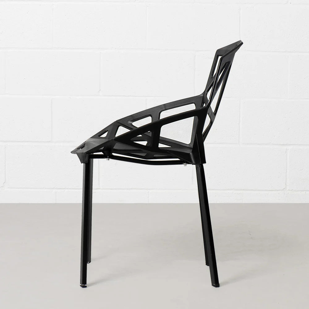 Black Geometric Chair - Image 6