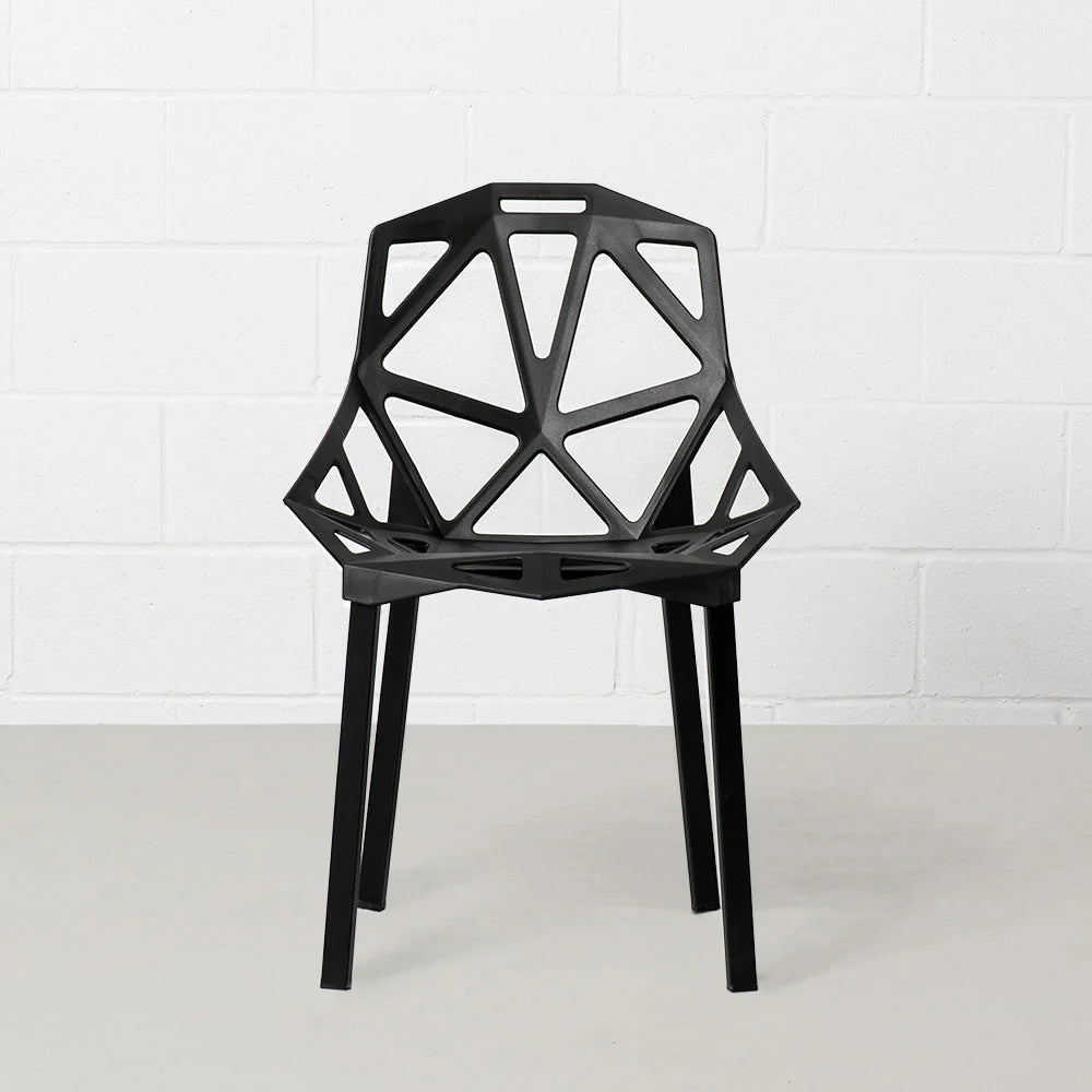 Black Geometric Chair - Image 4