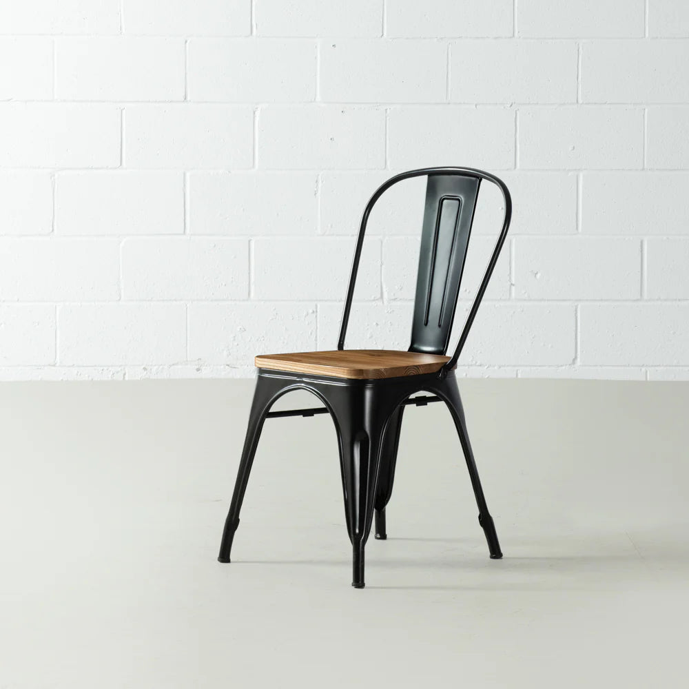 INDUSTRIE - Wooden Seat Dining Chair - FINAL SALE - Image 5