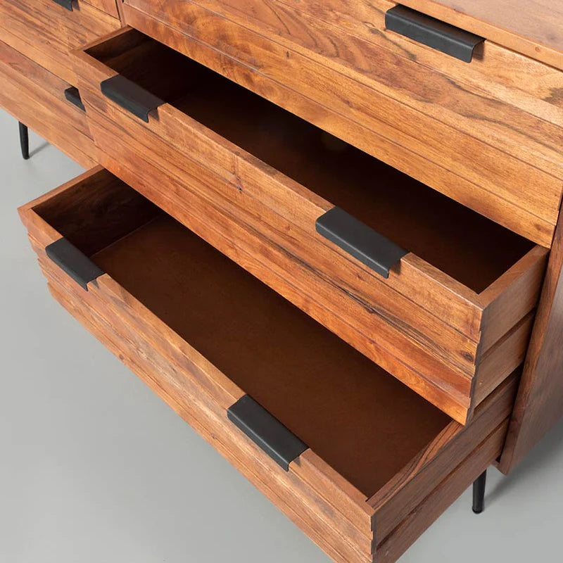 ARIA - Acacia 6-Drawer Dresser - Image 4