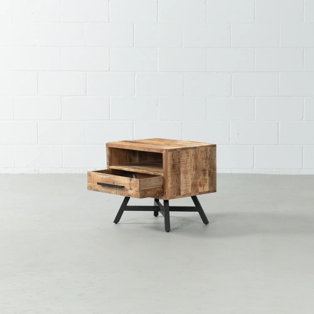 MAURA - Mango Wood Night Stand - Image 5