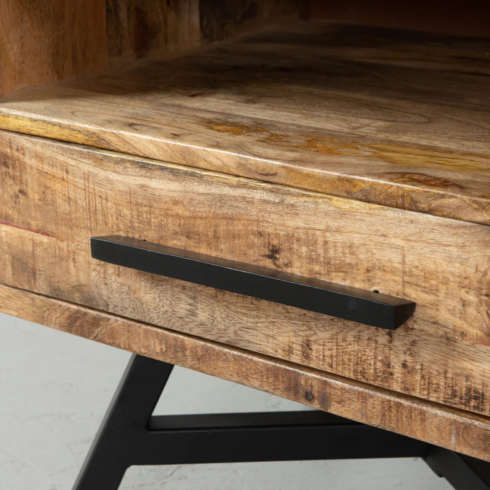 MAURA - Mango Wood Night Stand - Image 2