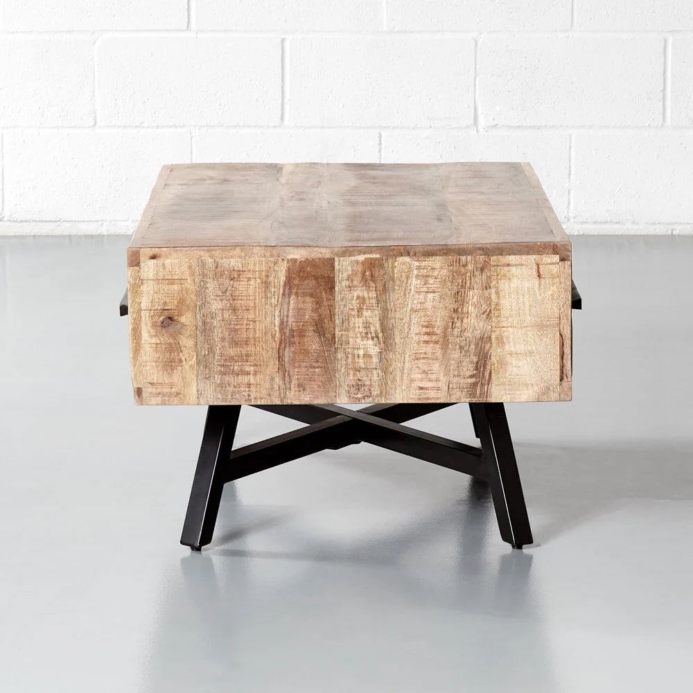 MAURA - Mango Wood Coffee Table - Image 2