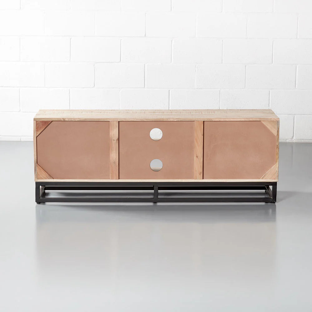 SUNBURST - Mango Wood TV Unit - Image 9