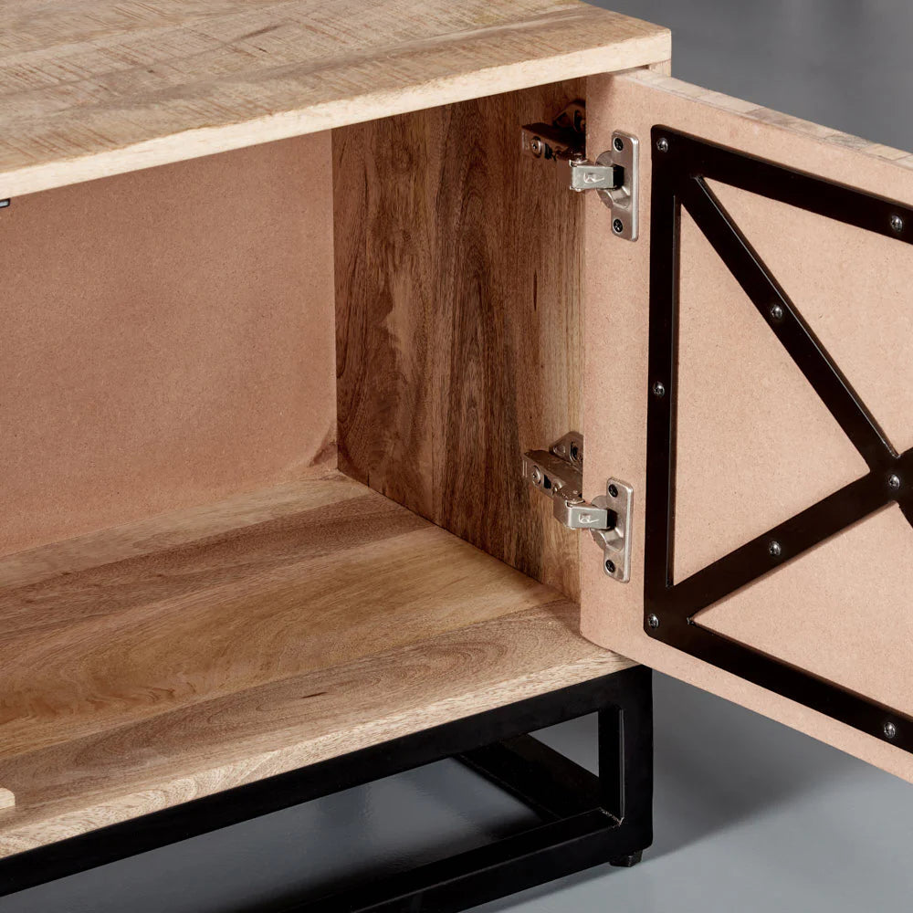 SUNBURST - Mango Wood TV Unit - Image 4