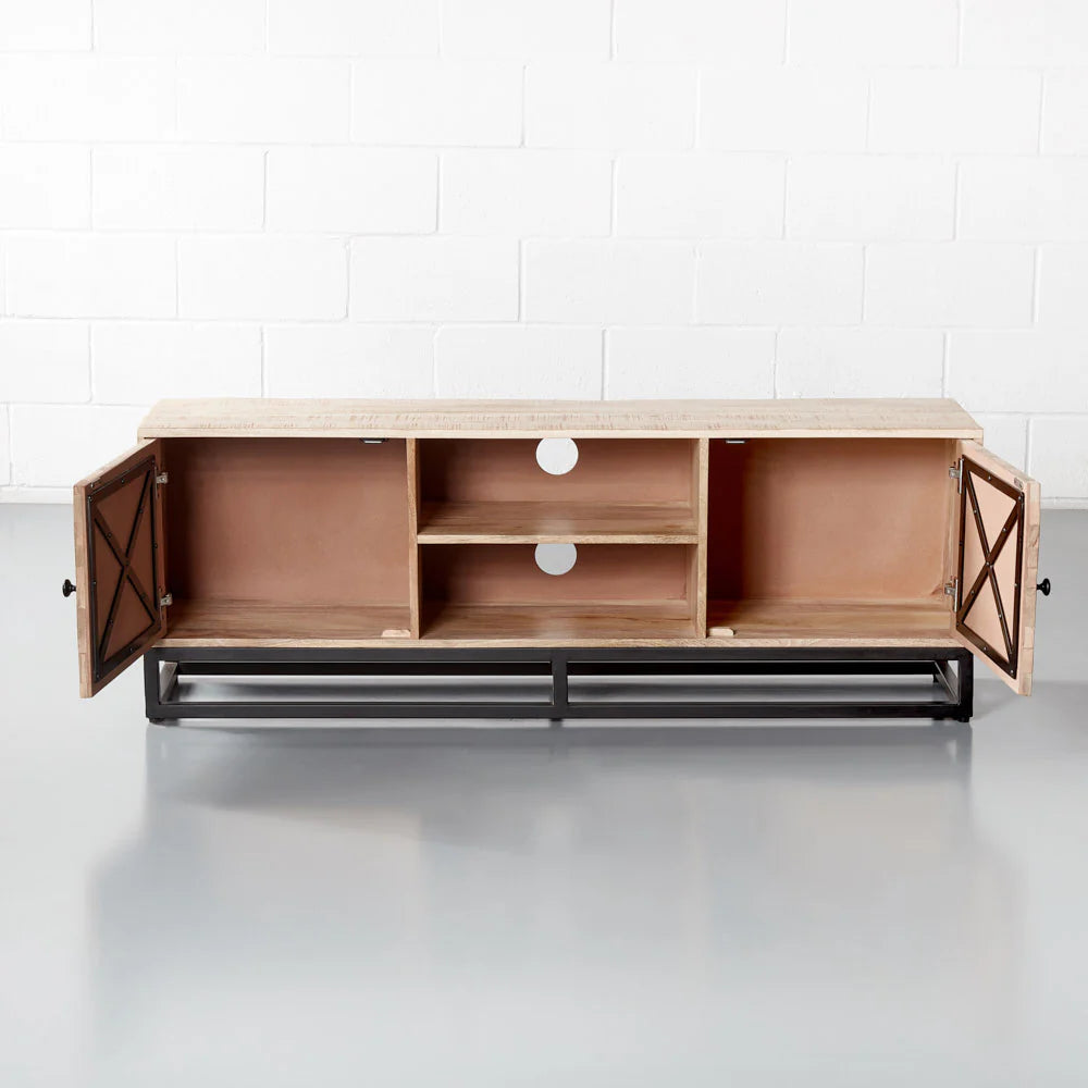 SUNBURST - Mango Wood TV Unit - Image 8