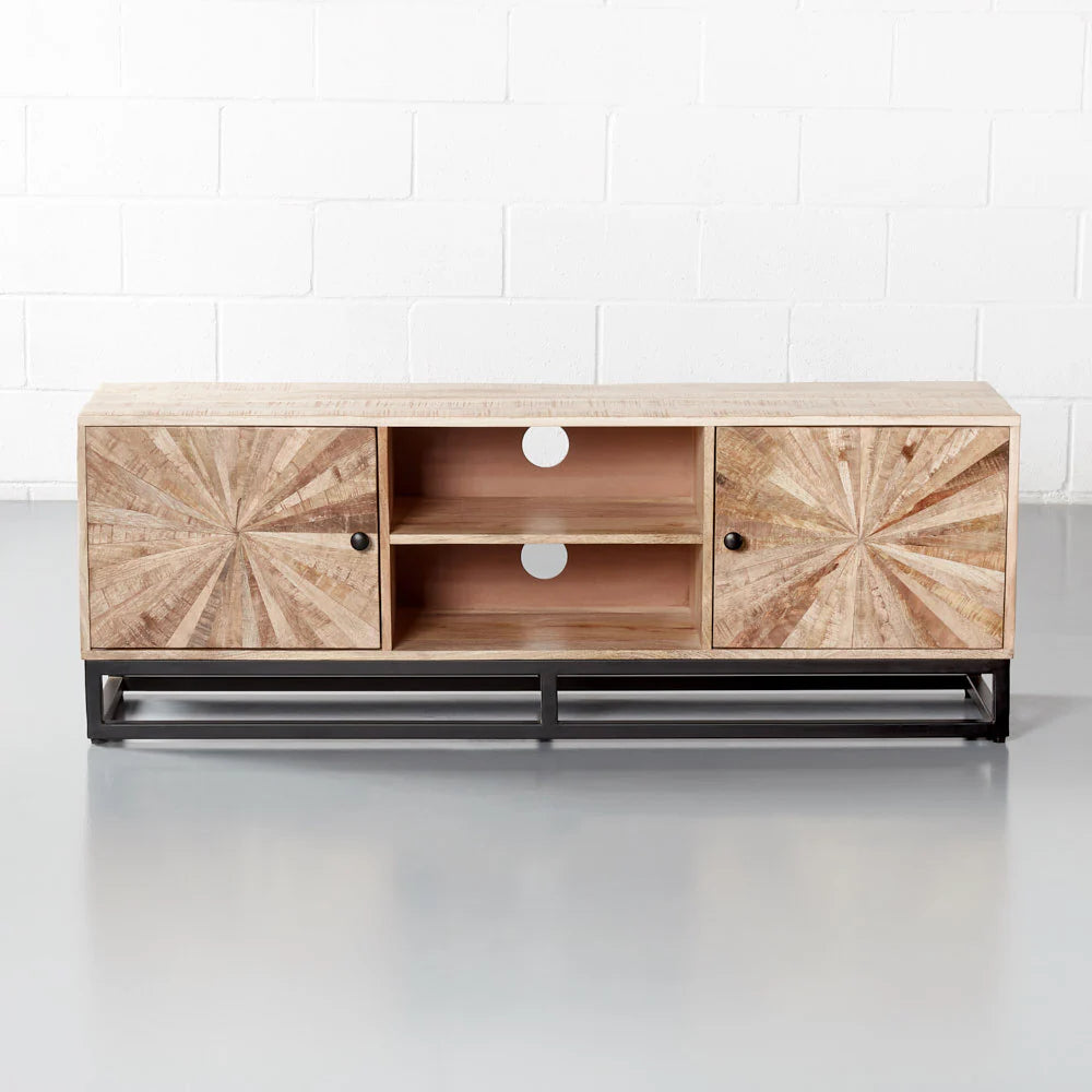 SUNBURST - Mango Wood TV Unit - Image 7