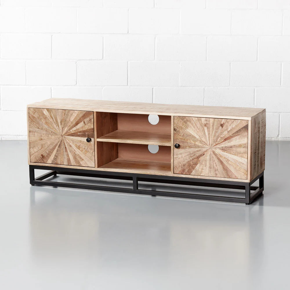 SUNBURST - Mango Wood TV Unit - Image 6