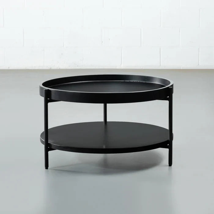 PAVIA - Black Acacia Coffee Table - Image 2