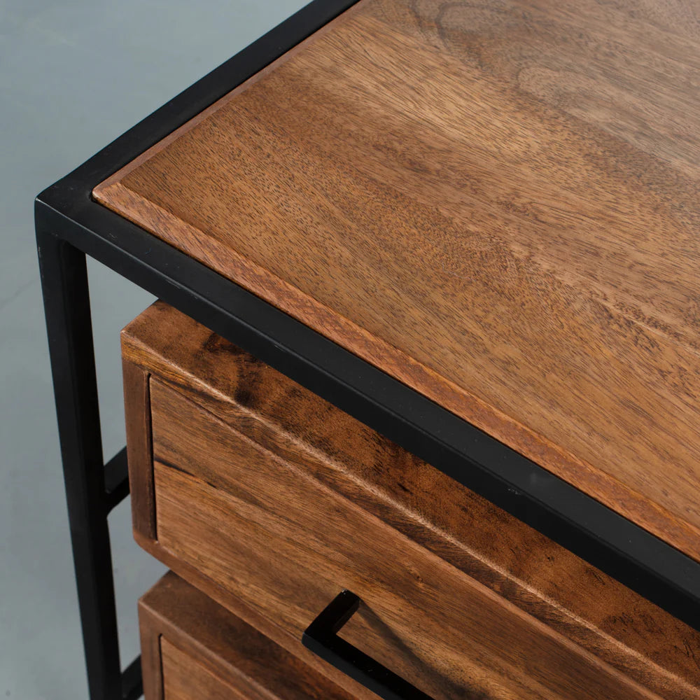 BRADSON - Natural Mango End Table - Image 4