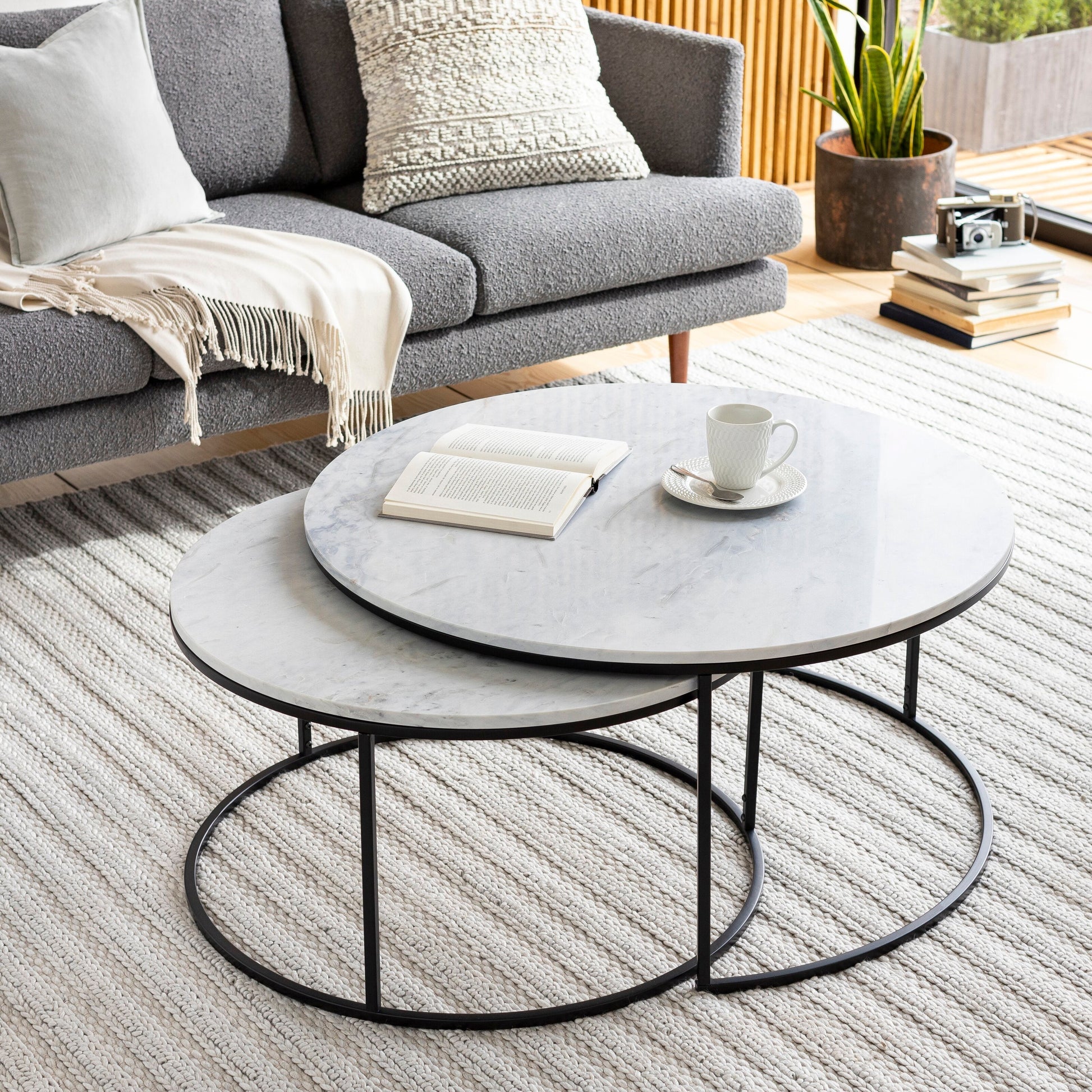 Zayn Genuine Marble Coffee Table - Image 5
