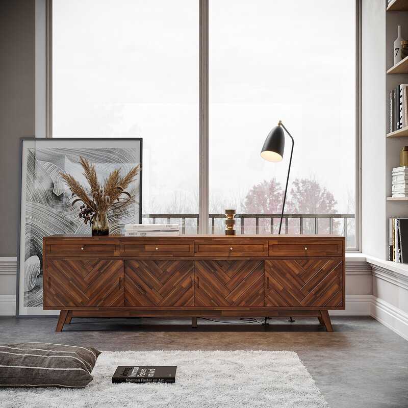 Brown Collin TV Stand - Image 5