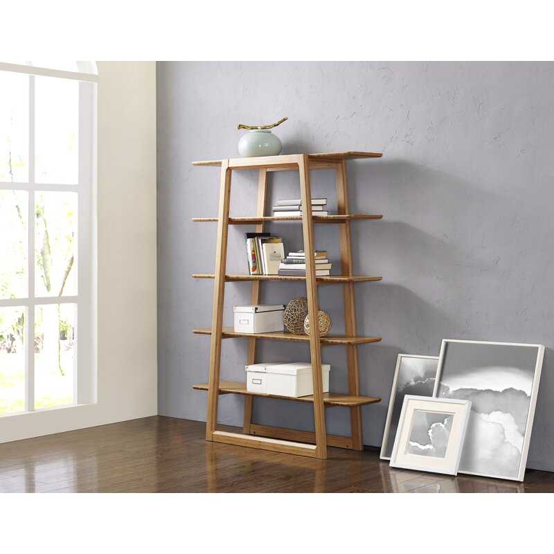 Caramelized Franklin Etagere Bookcase - Image 3