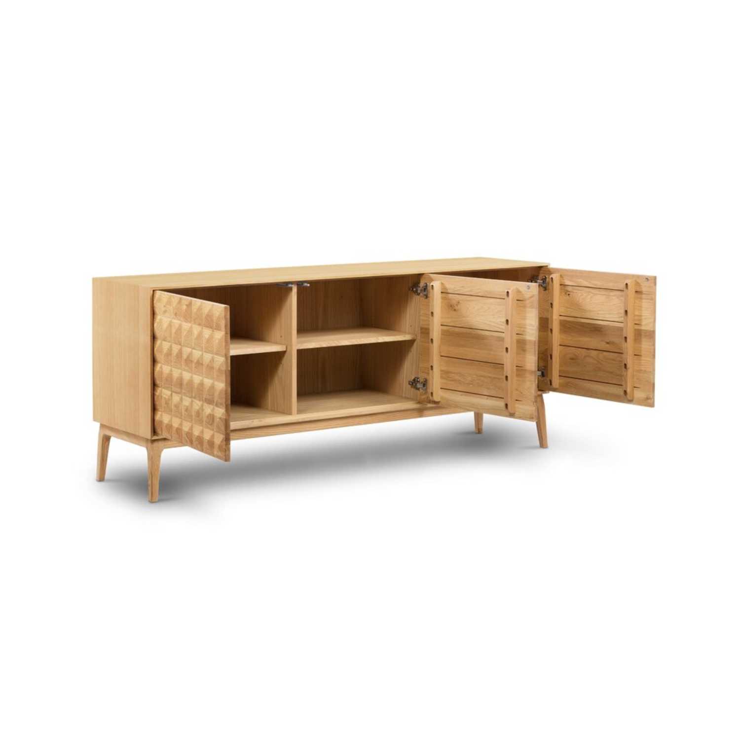 Solid Teak Wood Buffet Sideboard - Image 3