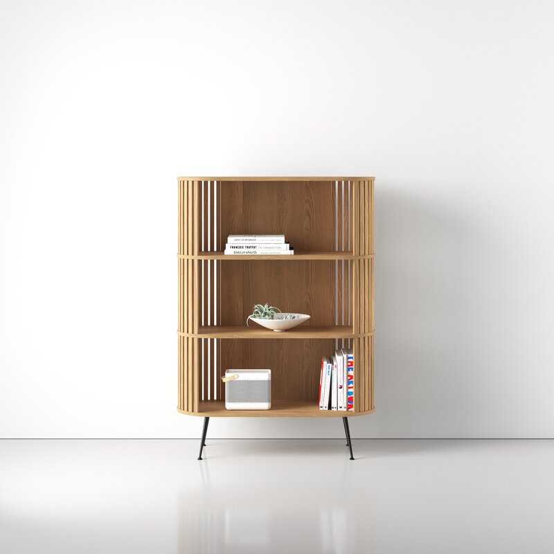 Brown Milan Solid Wood Standard Bookcase - Image 4