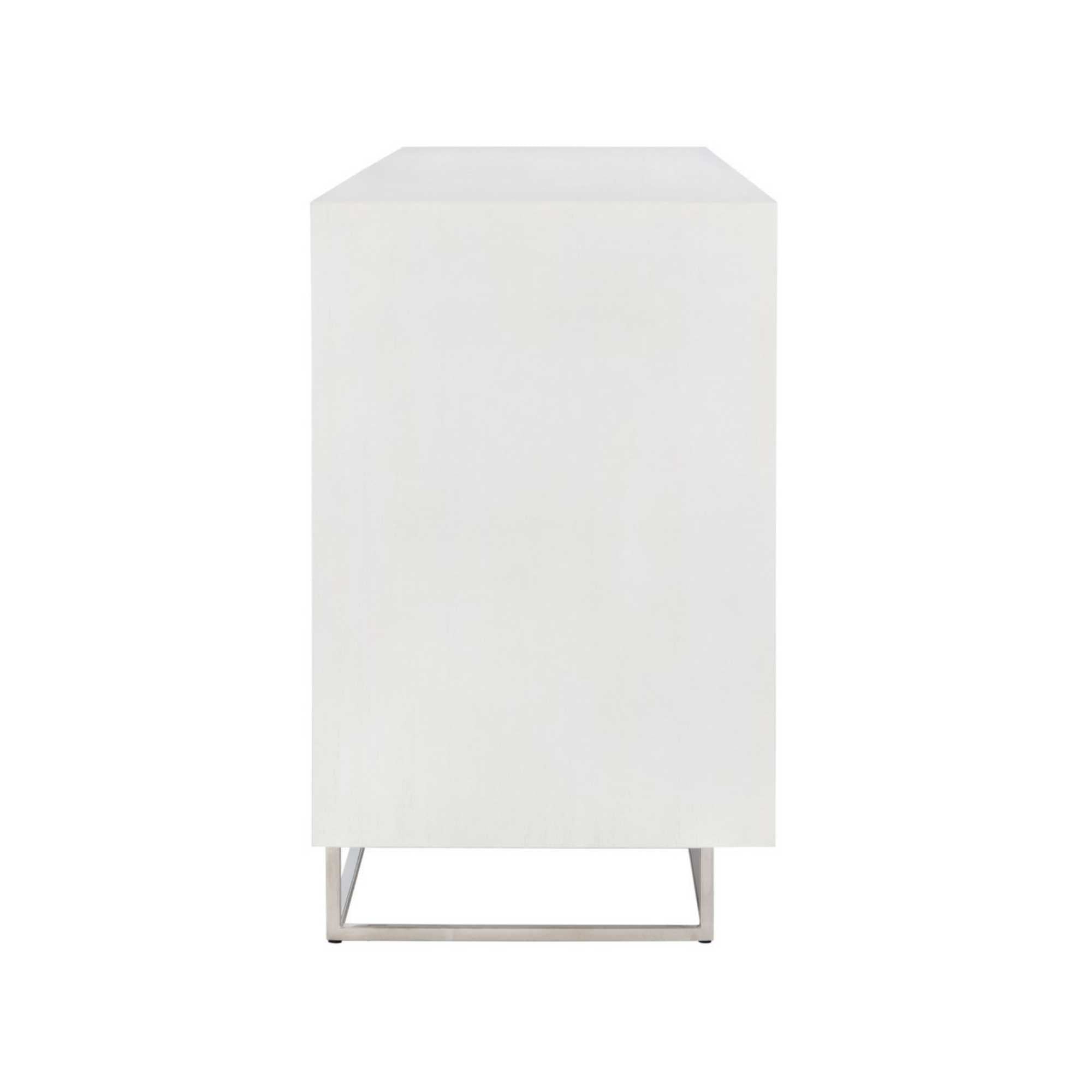 White Hand Carved Sideboard - Image 3