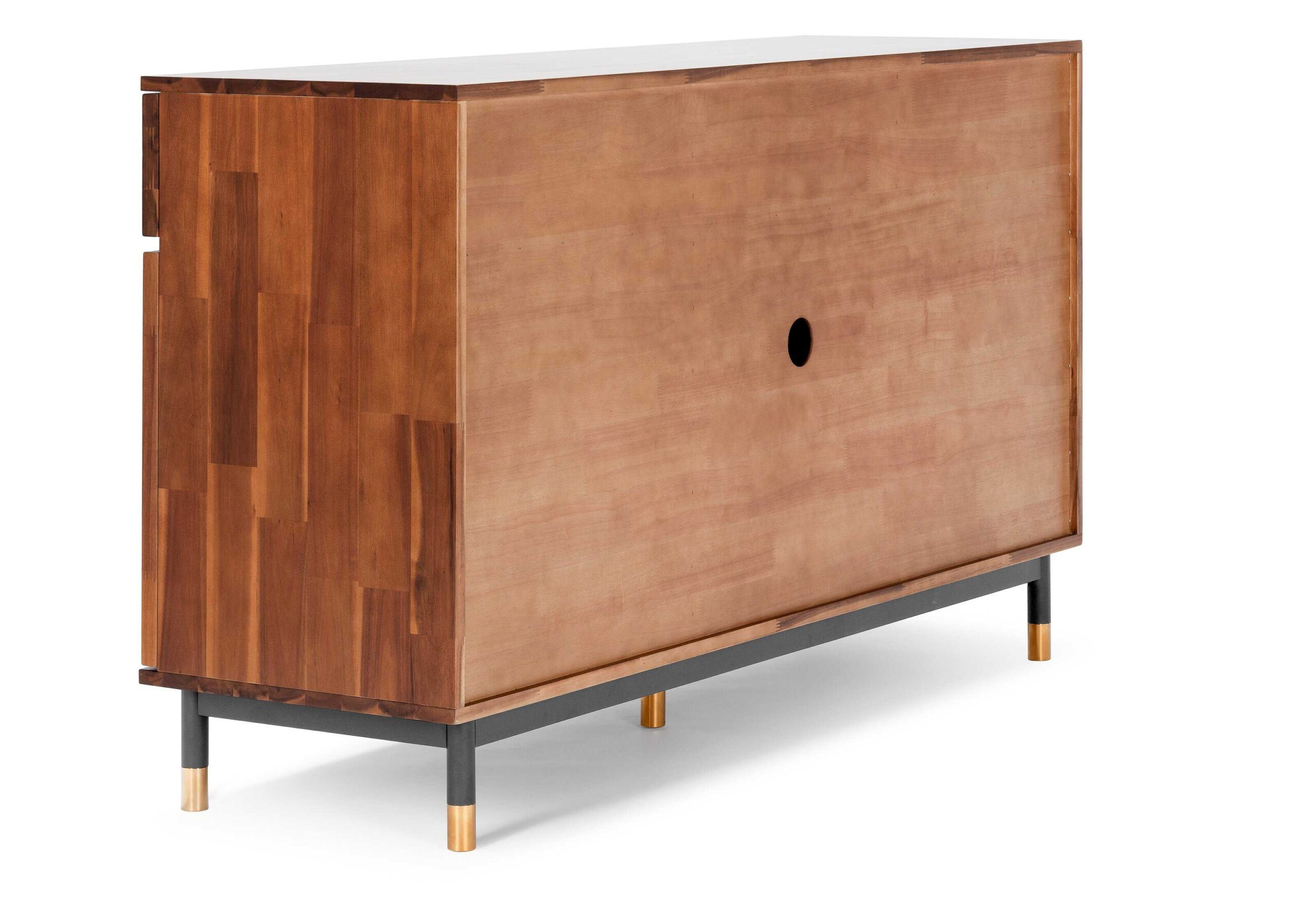 Zane Acacia Solid Wood TV Stand - Image 3