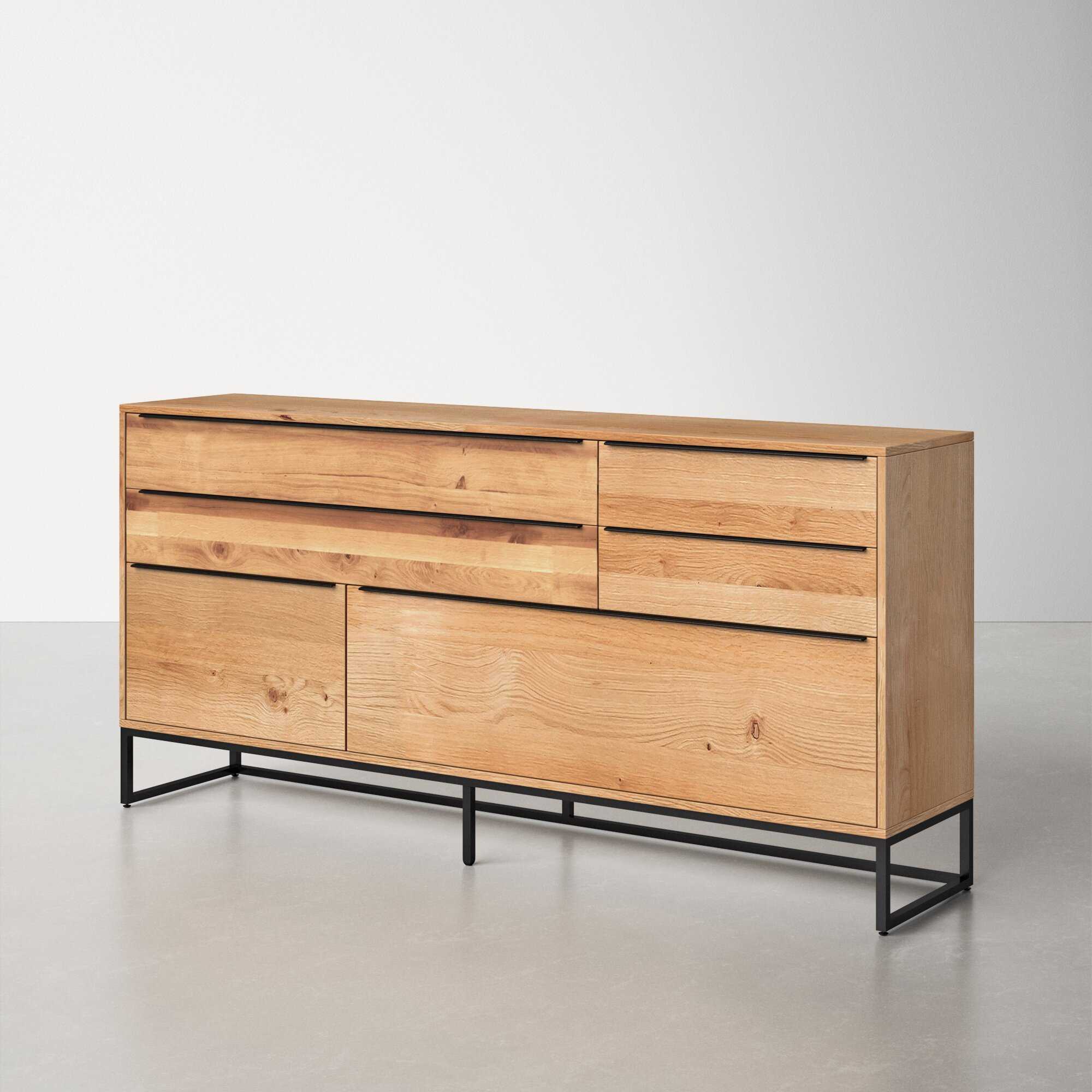Remington Solid Oak Wood Sideboard - Image 2