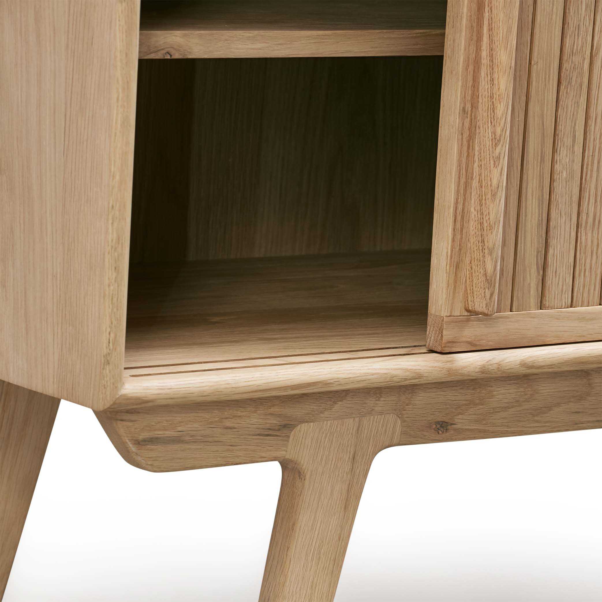 Caden Oak Solid Wood Sideboard - Image 4