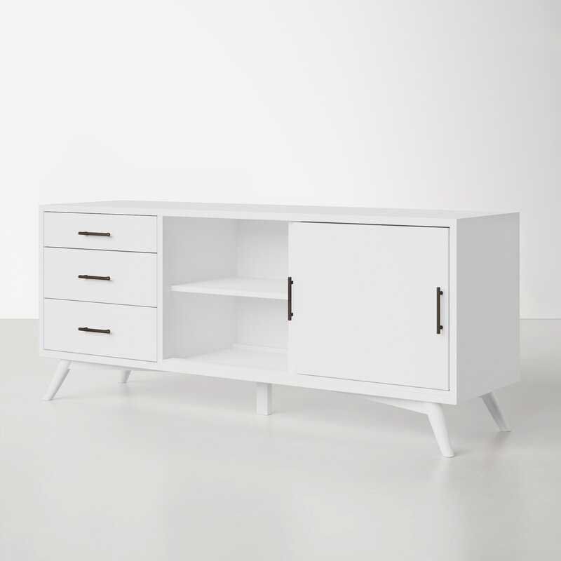 White Memphis TV Stand - Image 3