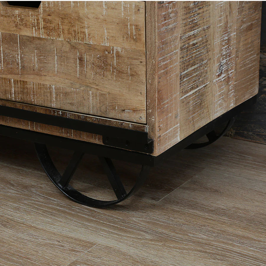 Industrial Mango wood Sideboard - Image 6
