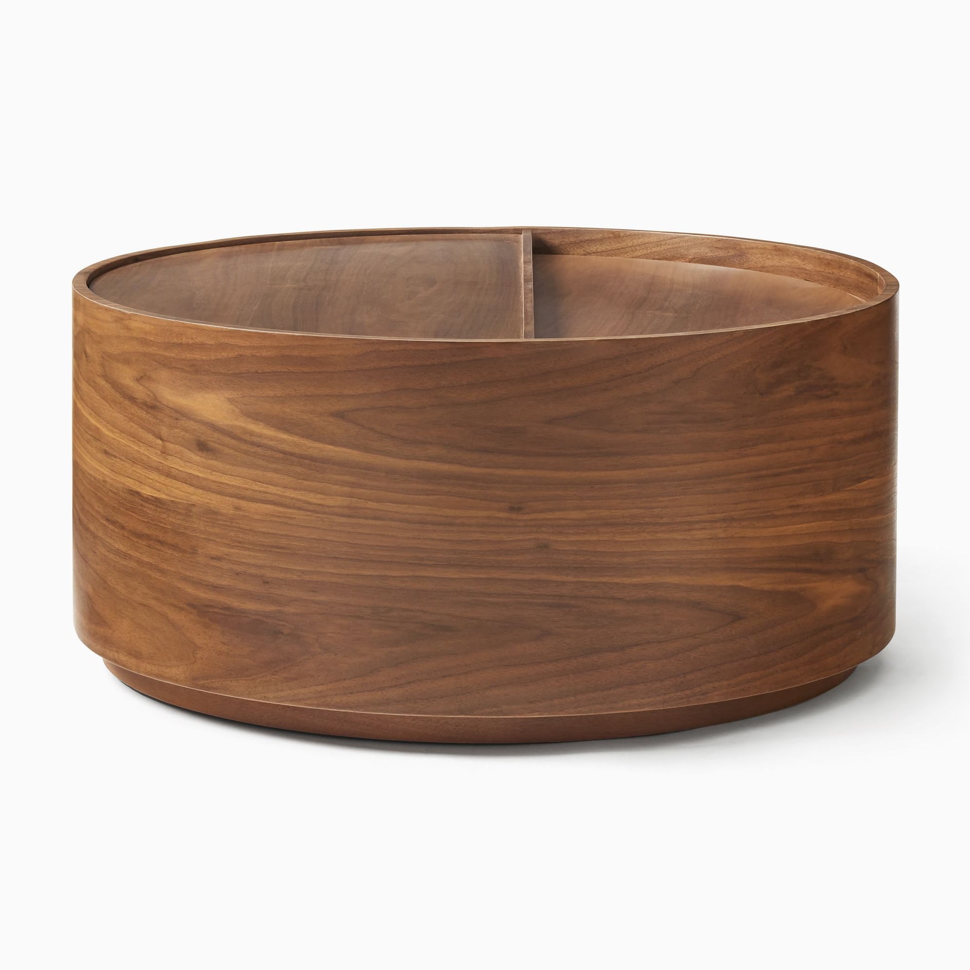 Amos Round Storage Drum Coffee Table - Image 2