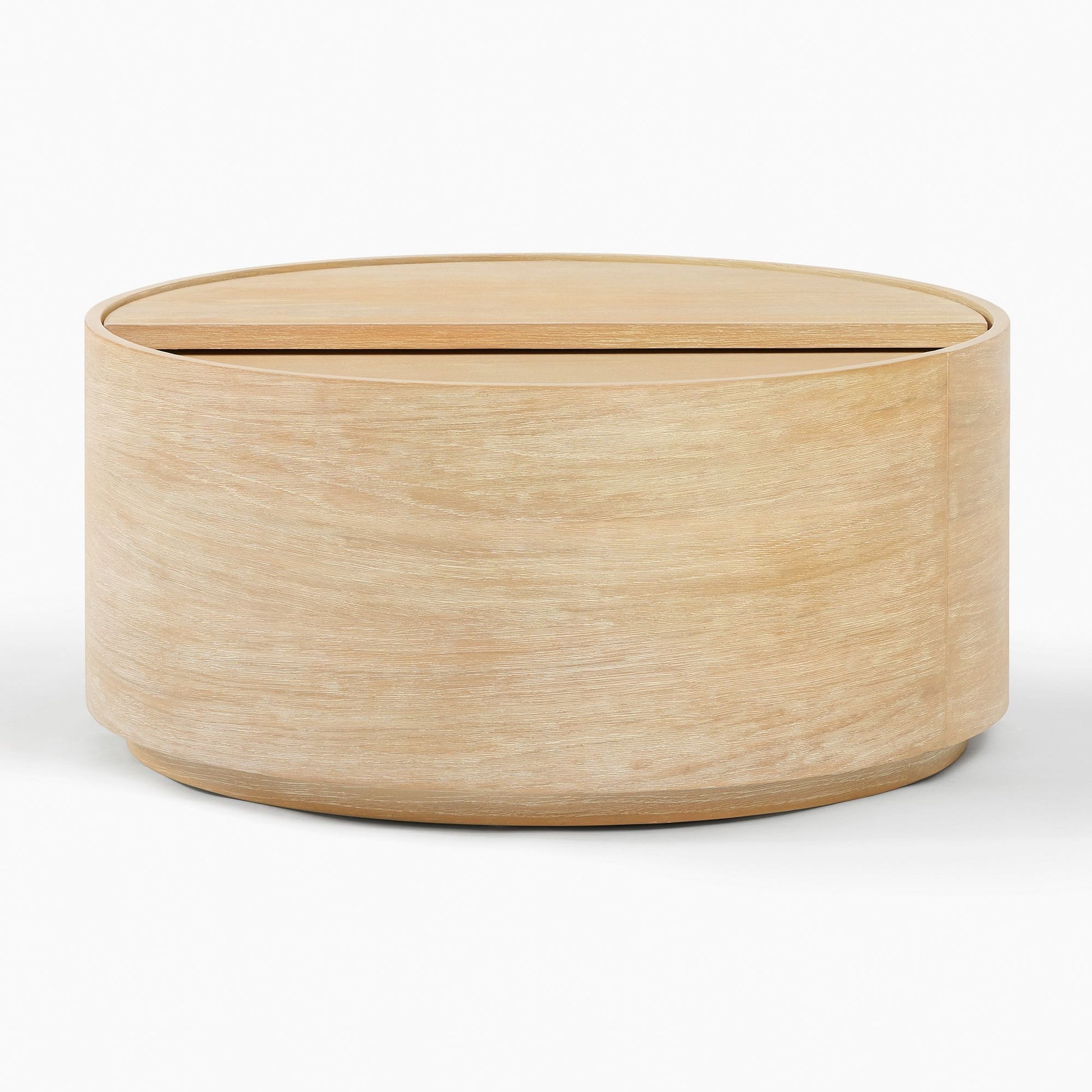 Amos Round Storage Drum Coffee Table - Image 7