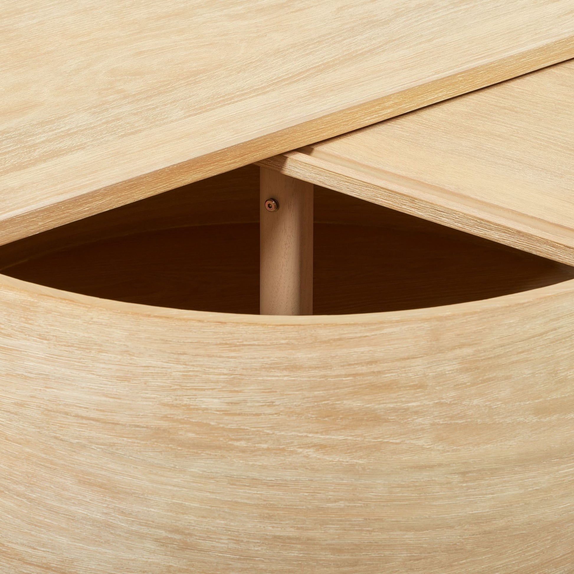 Amos Round Storage Drum Coffee Table - Image 8