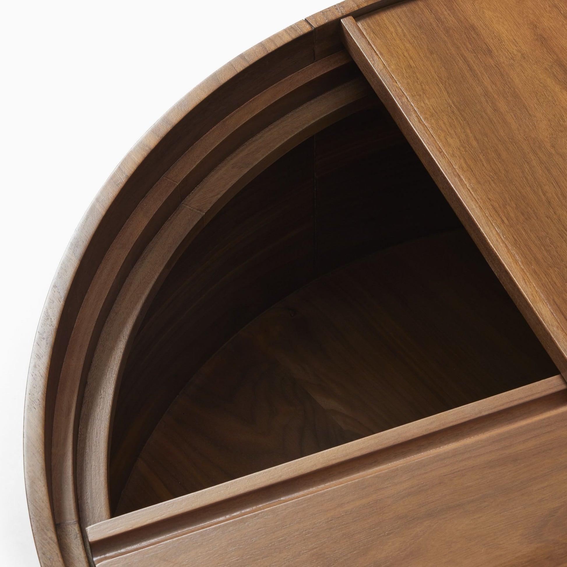 Amos Round Storage Drum Coffee Table - Image 4