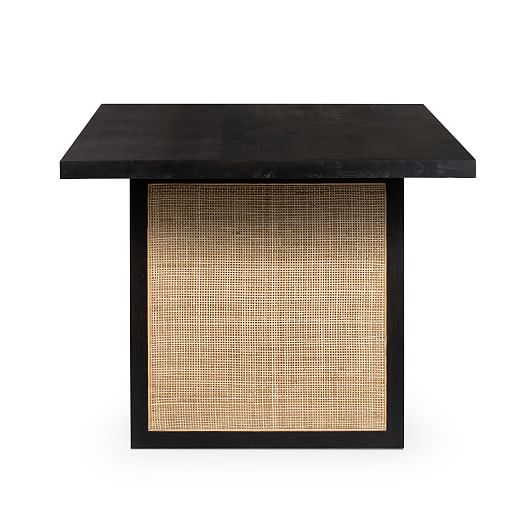 Dennis Woven Rectangle Dining Table - Image 2