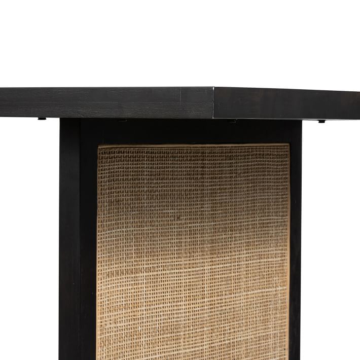 Dennis Woven Rectangle Dining Table - Image 5
